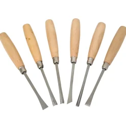 Sgorbie per legno set 6 pz