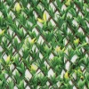 Siepe artificiale Bamboo in polietilene con traliccio 1x2 m verde
