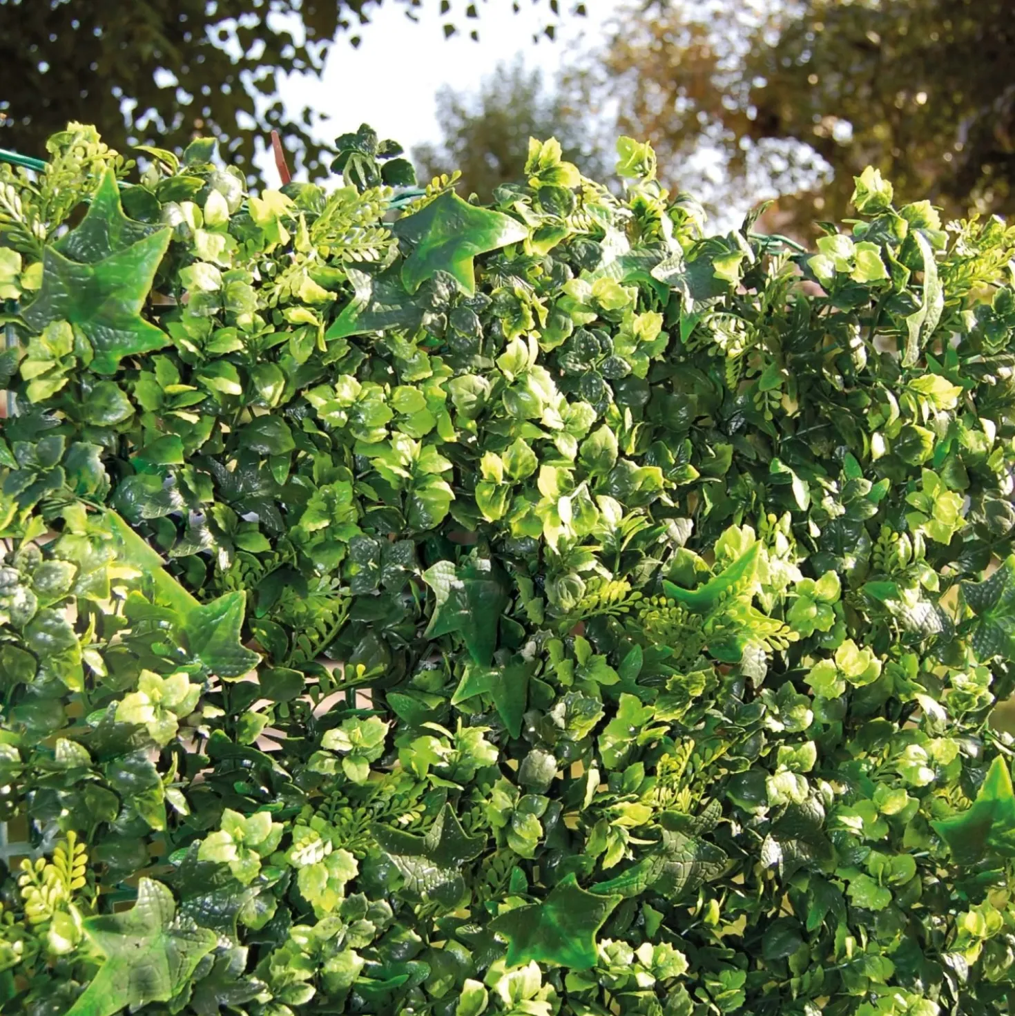 Siepe artificiale Tenax Saltus in polietilene H 1 m x L 1 m verde