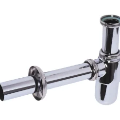 Sifone lavabo a bottiglia cromato