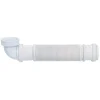 Sifone salvaspazio per lavello d 40 cm bianco