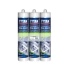 Sigillante Acetico Multiuso Tripack Tytan antimuffa trasparente 280 ml