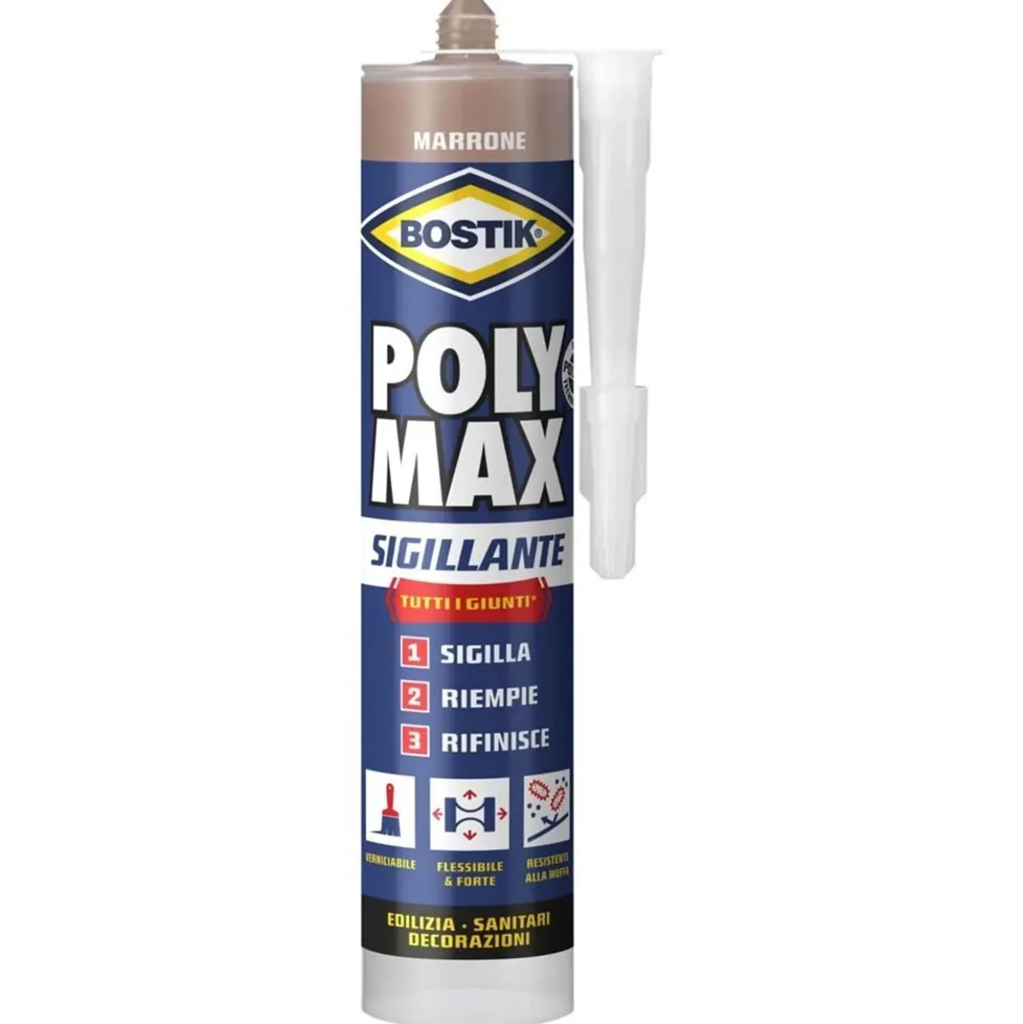 Sigillante Bostik Poly Max 280 ml marrone