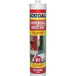 Silicone acetico multiuso universale nero 280 ml