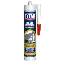 Silicone Neutro Edilizia Lattoneria Tytan basso modulo testa di moro 300 ml