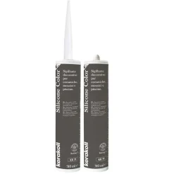 Silicone sigillante KERAKOLL per ceramiche e mosaici 310 ml Grigio scuro 3
