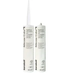 Silicone sigillante KERAKOLL per ceramiche e mosaici 310 ml Bianco scuro