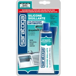 Silicone sigillante SARATOGA 60 ml bianco