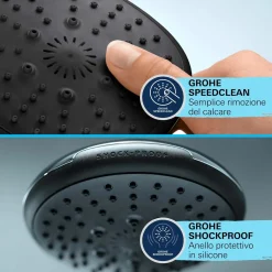 Sistema doccia con miscelatore termostatico Grohe Vitalio Comfort 250