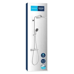 Sistema doccia con miscelatore termostatico Grohe Vitalio Comfort 250