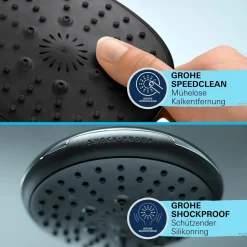Sistema doccia Flex con deviatore Grohe Vitalio Start System 250