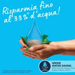Sistema doccia Flex con deviatore Grohe Vitalio Start System 250