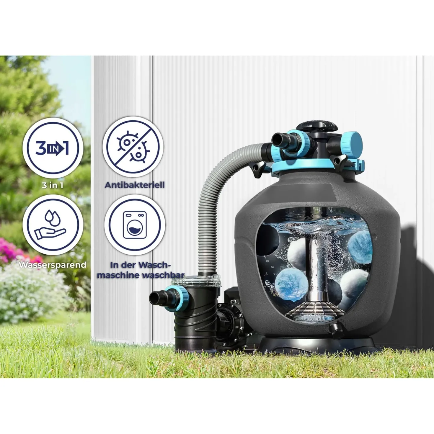 Sistema filtrante Aqualoon 3 in 1