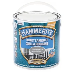 Smalto a solvente ferromicaceo Hammerite grigio piombo 2,5 l