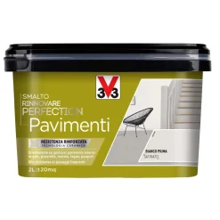 Smalto a solvente satinato V33 Rinnovare Perfection bianco piuma 2 l