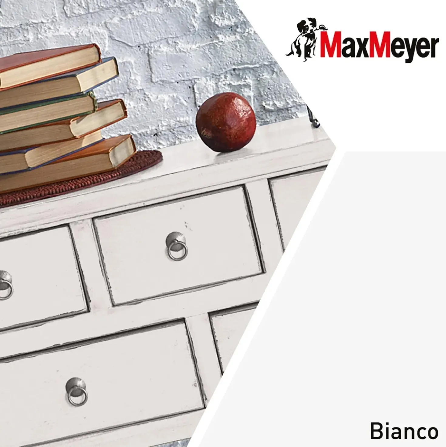 Smalto all'acqua poliuretanico opaco MaxMeyer bianco 0,75 l