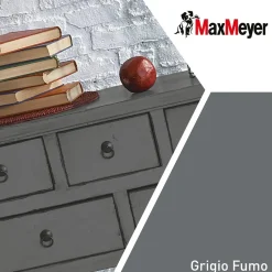 Smalto all'acqua poliuretanico opaco MaxMeyer grigio fumo 0,75 l