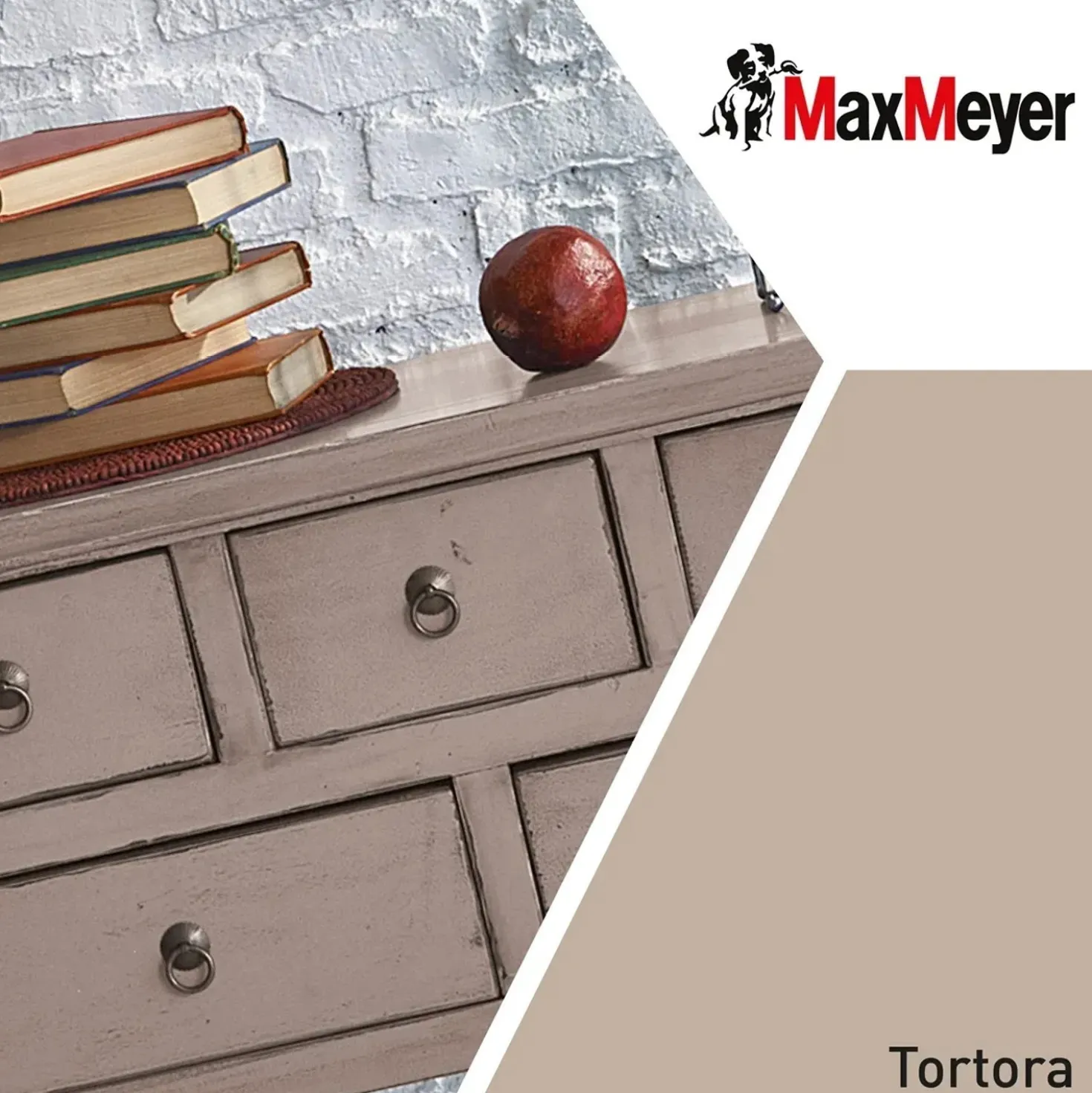 Smalto all'acqua poliuretanico opaco MaxMeyer tortora 0,75 l