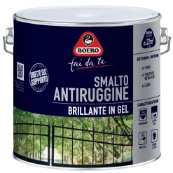 Smalto antiruggine brillante marrone 2 l Boero