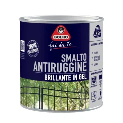 Smalto antiruggine brillante grigio antico 500 ml Boero