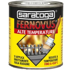 Smalto antiruggine Saratoga Fernovus alta temperatura 250 ml alluminio