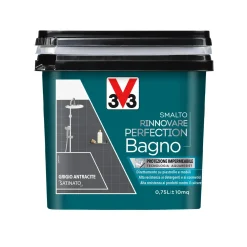 Smalto multimateriale per pareti Rinnovare Perfection Grigio Antrac sat 0,75 lt