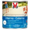 Smalto per Pavimenti Interno/Esterno all`acqua Bianco 0,5 l