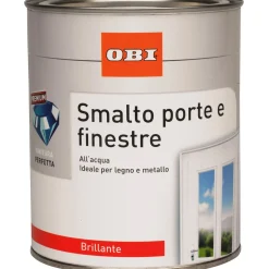 Smalto per porte e finestre bianco brillante 750 ml