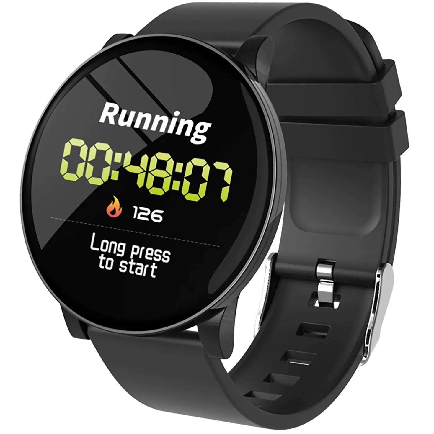 Smartwatch 5 BT IP65 cassa in metallo e sensore cardio