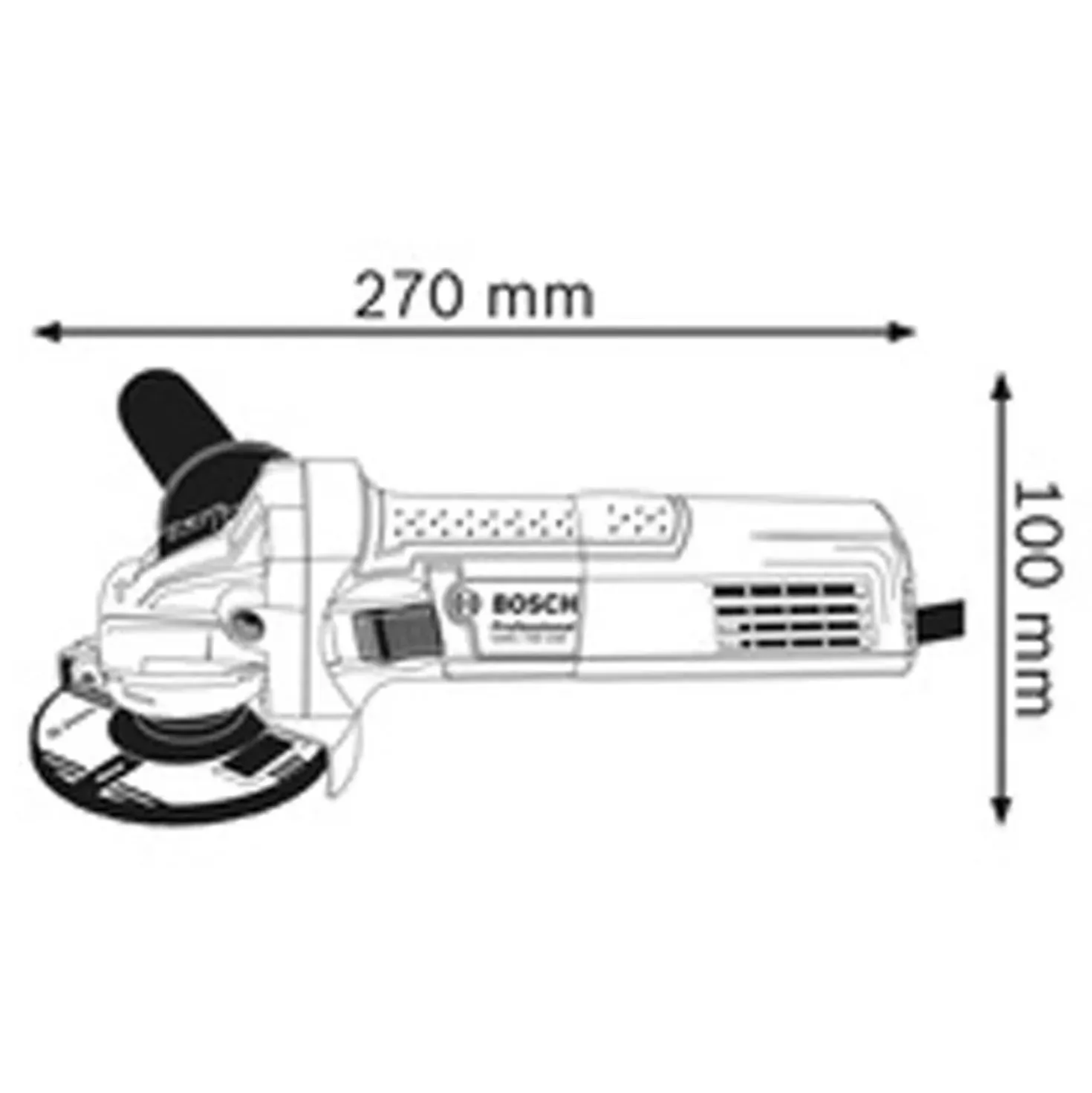 Smerigliatrice angolare Bosch Professional GWS 750-115 750 W