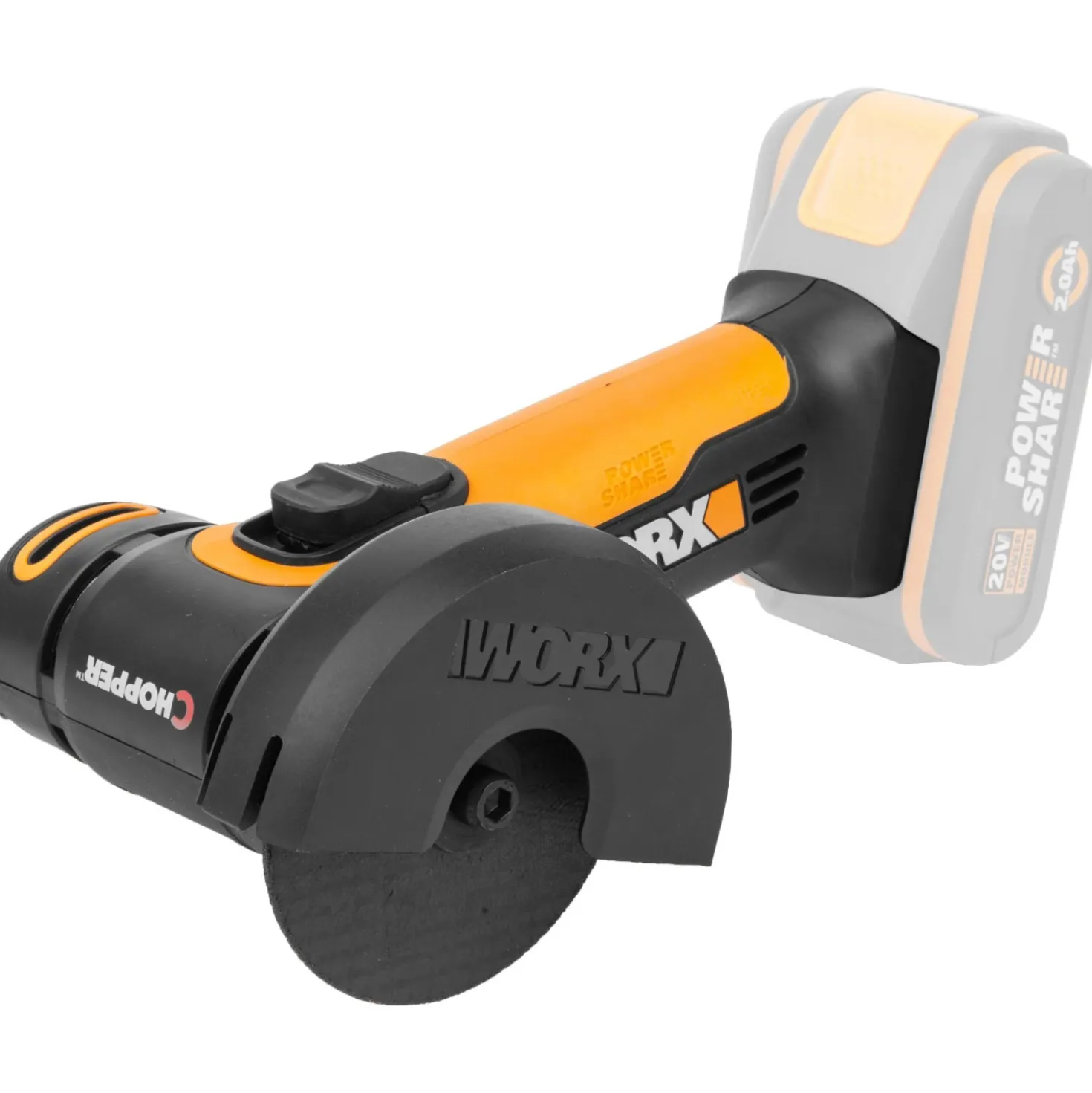 Smerigliatrice mini Worx WX801.9 Ø 76 mm 20 V - solo corpo macchina