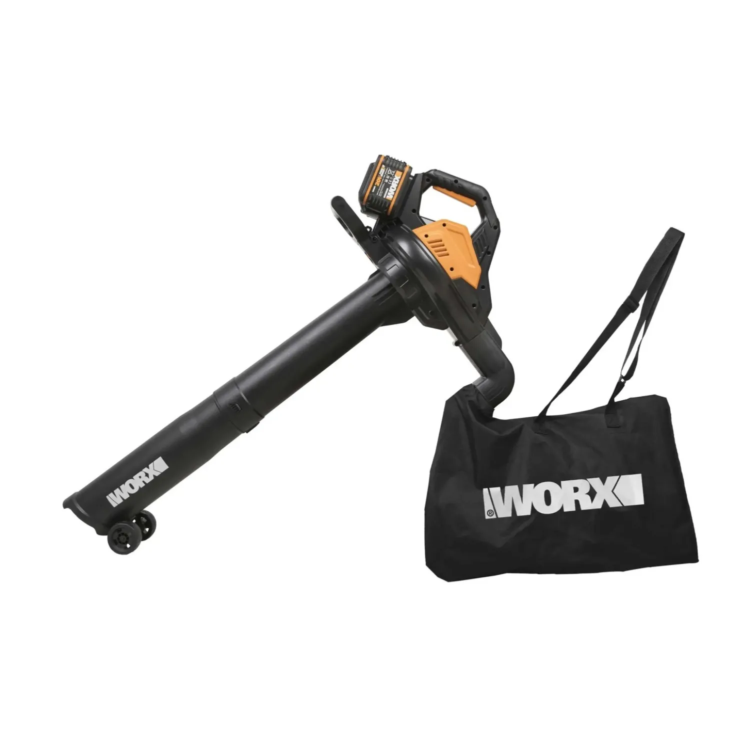 Soffiatore Aspiratore Trituratore a batteria Worx WG583E 40V 4Ah