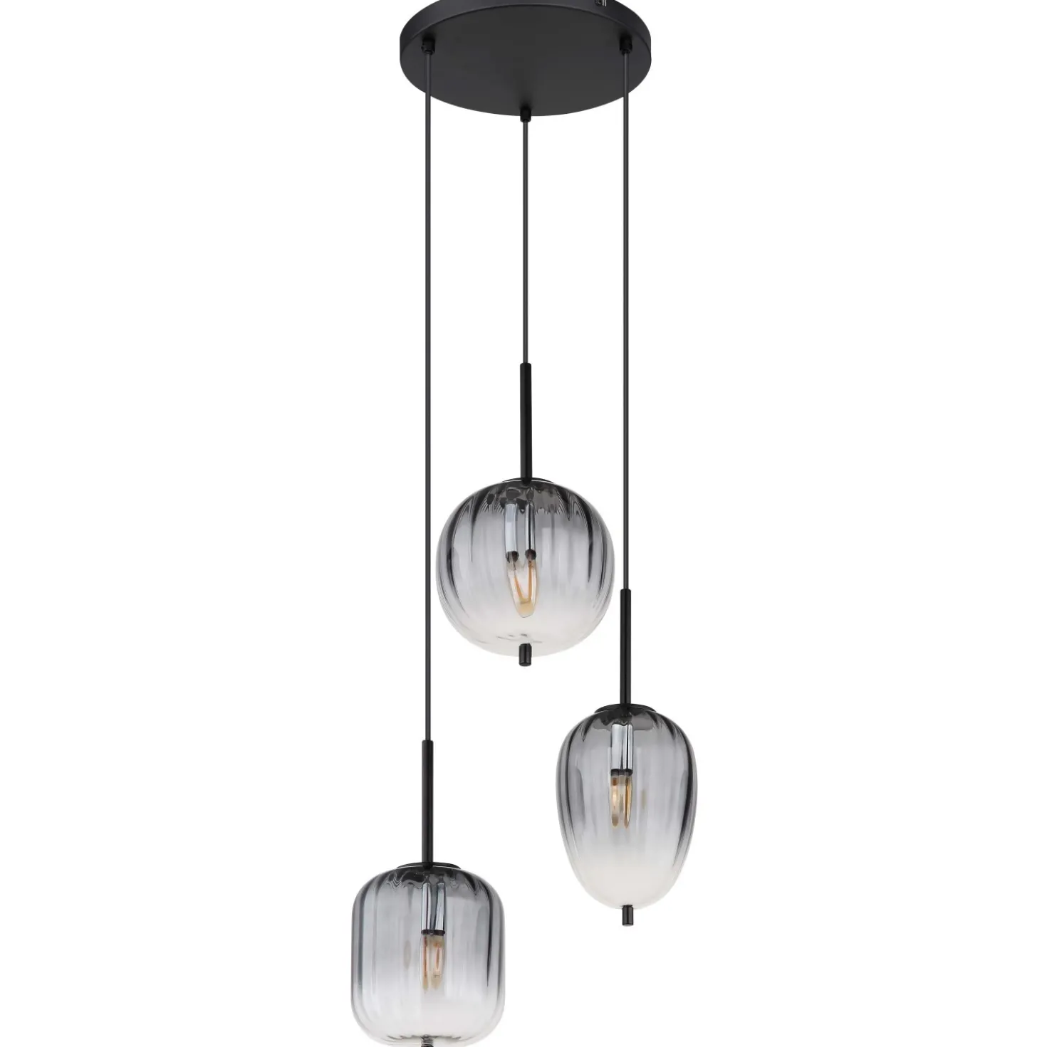 Sospensione Attila 3 luci Ø 460x1200 mm