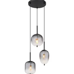 Sospensione Attila 3 luci Ø 460x1200 mm