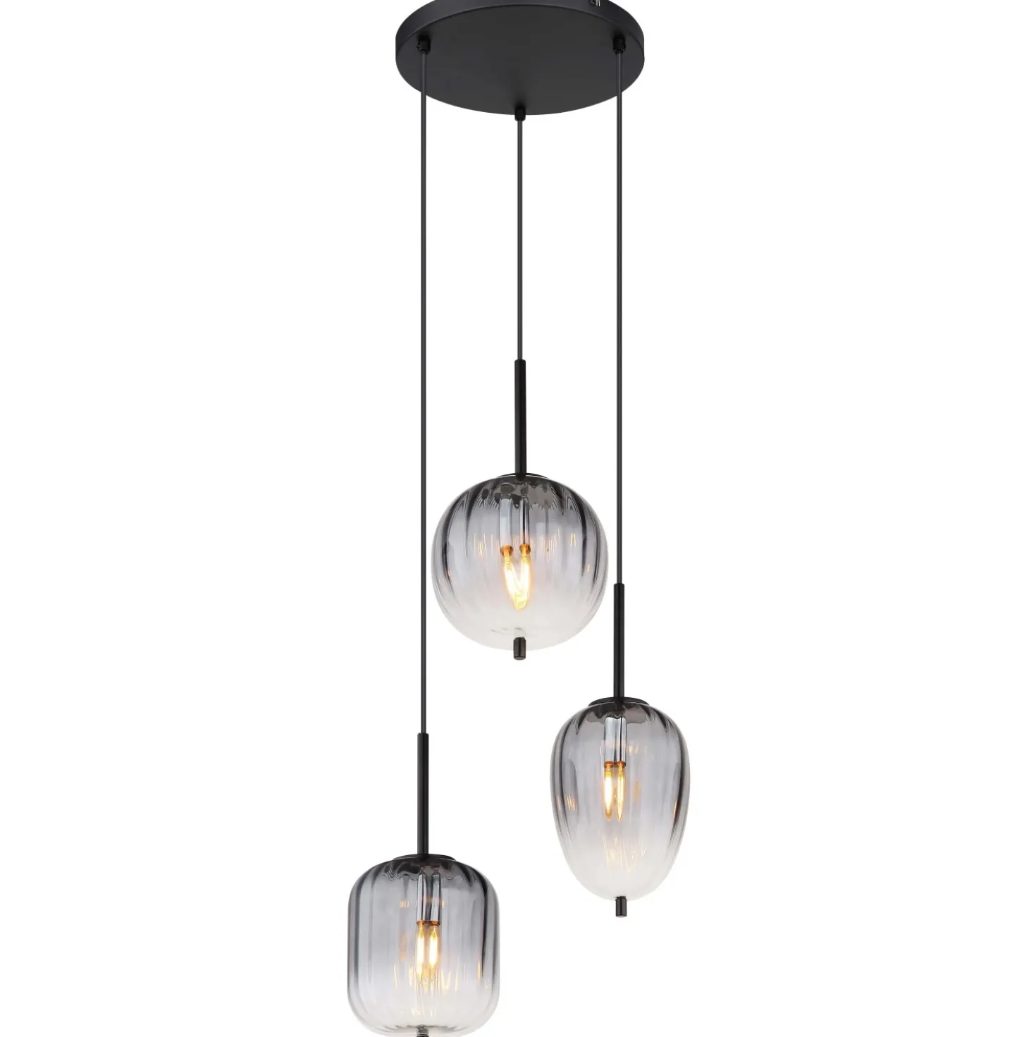 Sospensione Attila 3 luci Ø 460x1200 mm