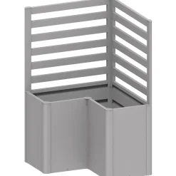 Sostegno per piante Biohort per forma a L 100 cm Argento met 2 pz