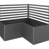Sostegno piante Biohort per forma a L lungh 200 cm /L2 x 1 Grigio sc met 2 pz