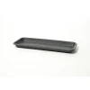 Sottocassetta rettangolare Omnia in plastica 47x19x3,3 cm Grigio Fumo Light
