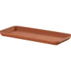 Sottocassetta rettangolare Omnia 51x23x3 cm in plastica terracotta