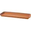 Sottocassetta rettangolare Omnia 37x19x3,3 cm in plastica terracotta