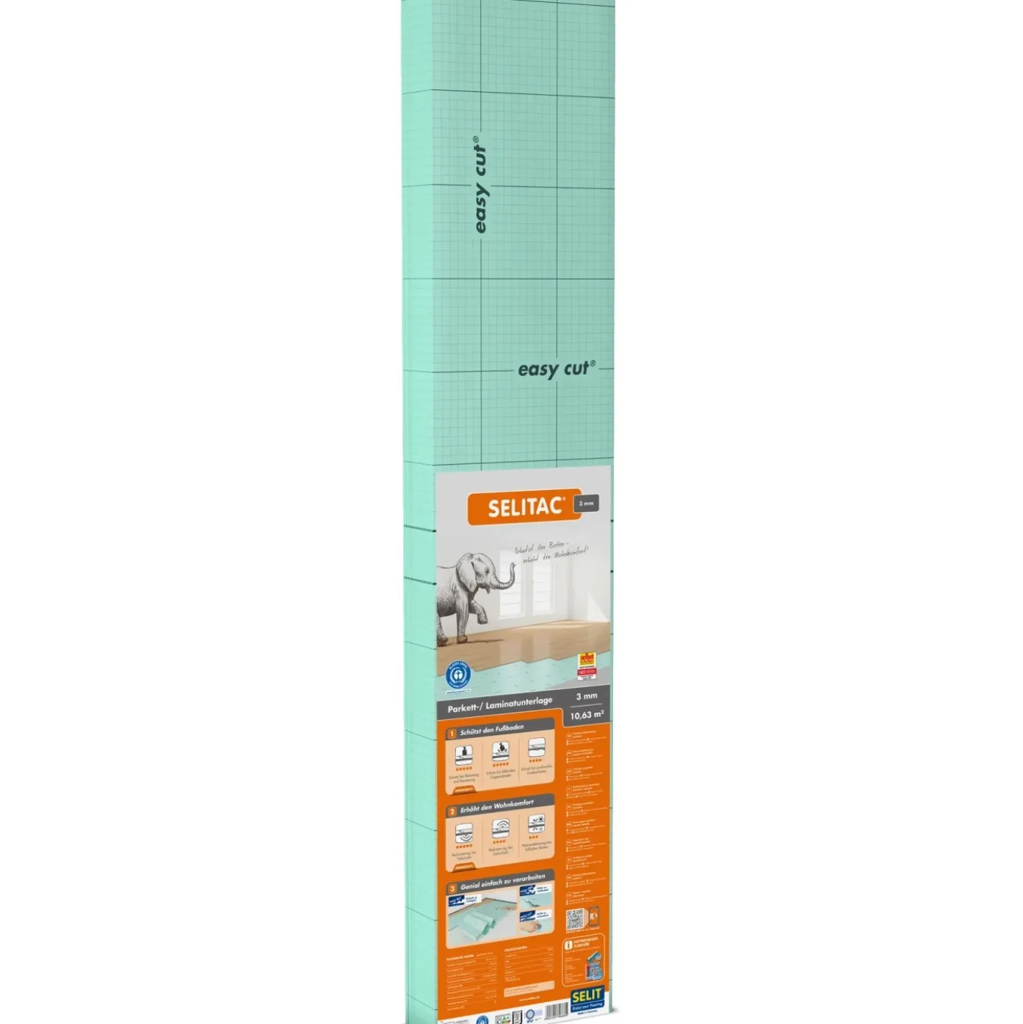 Sottopavimento Isolamento acustico Selitac sp 3 mm 10,63 m²