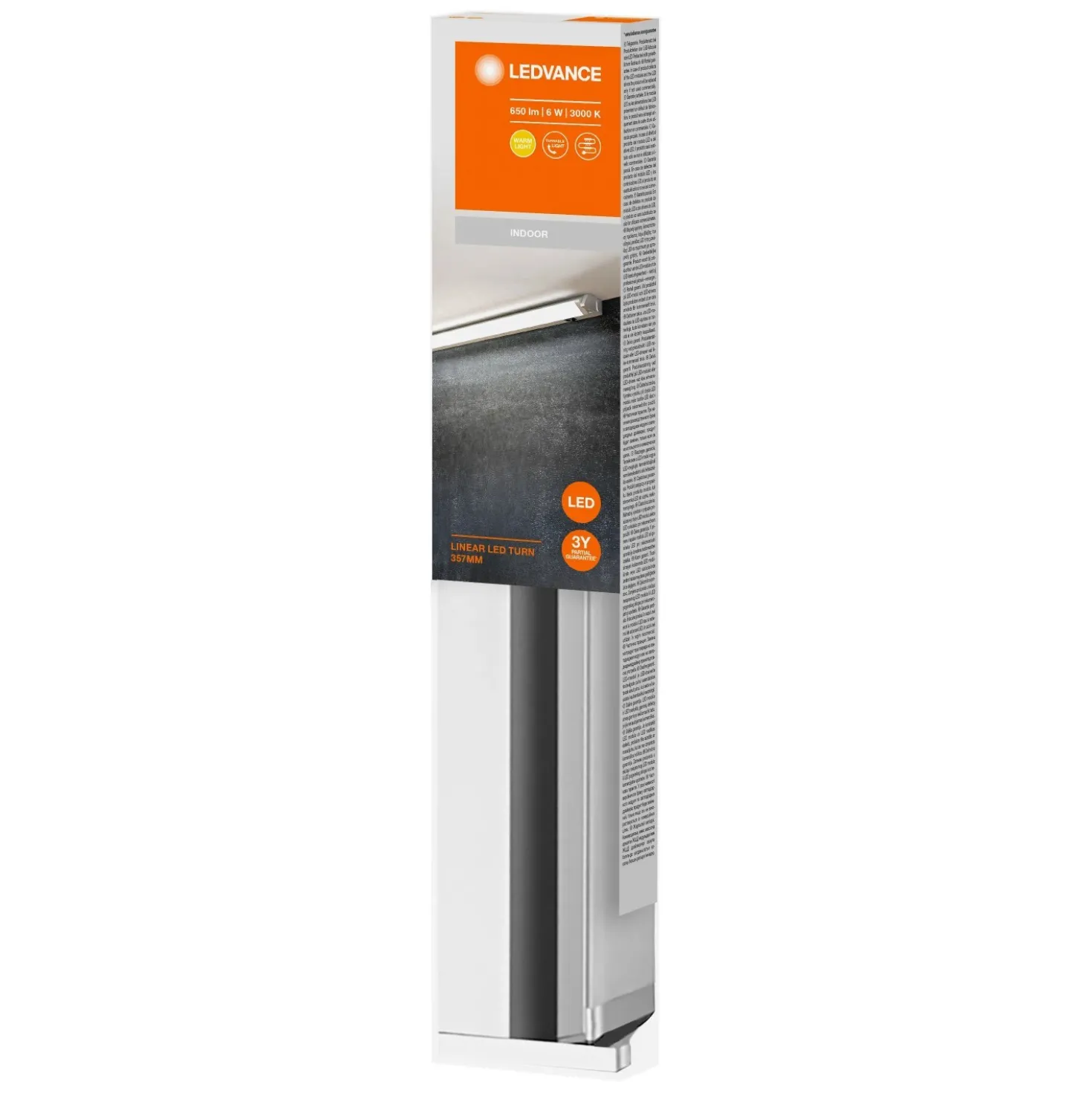 Sottopensile LED cucina Ledvance Linear Turn orientabile 6 W 650 lm 3000 K