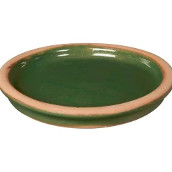 Sottovaso in terracotta smaltata Romance Deroma Ø 31 cm