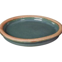 Sottovaso in terracotta smaltata Romance Deroma Ø 31 cm