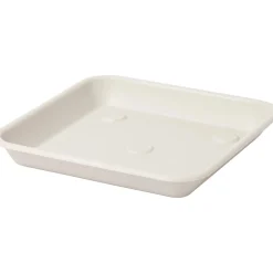 Sottovaso quadro Omnia 30 cm bianco pietra