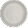 Sottovaso rotondo in plastica Ø 28 cm ghiaccio