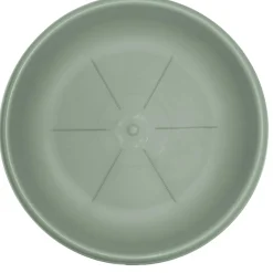 Sottovaso rotondo in plastica Ø 28 cm salvia