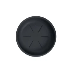 Sottovaso rotondo in plastica Ø 28 cm grafite