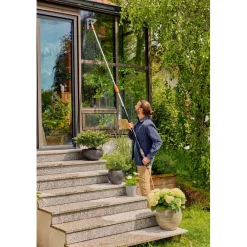 Spazzola con manico Gardena Cleansystem Soft Flex antracite