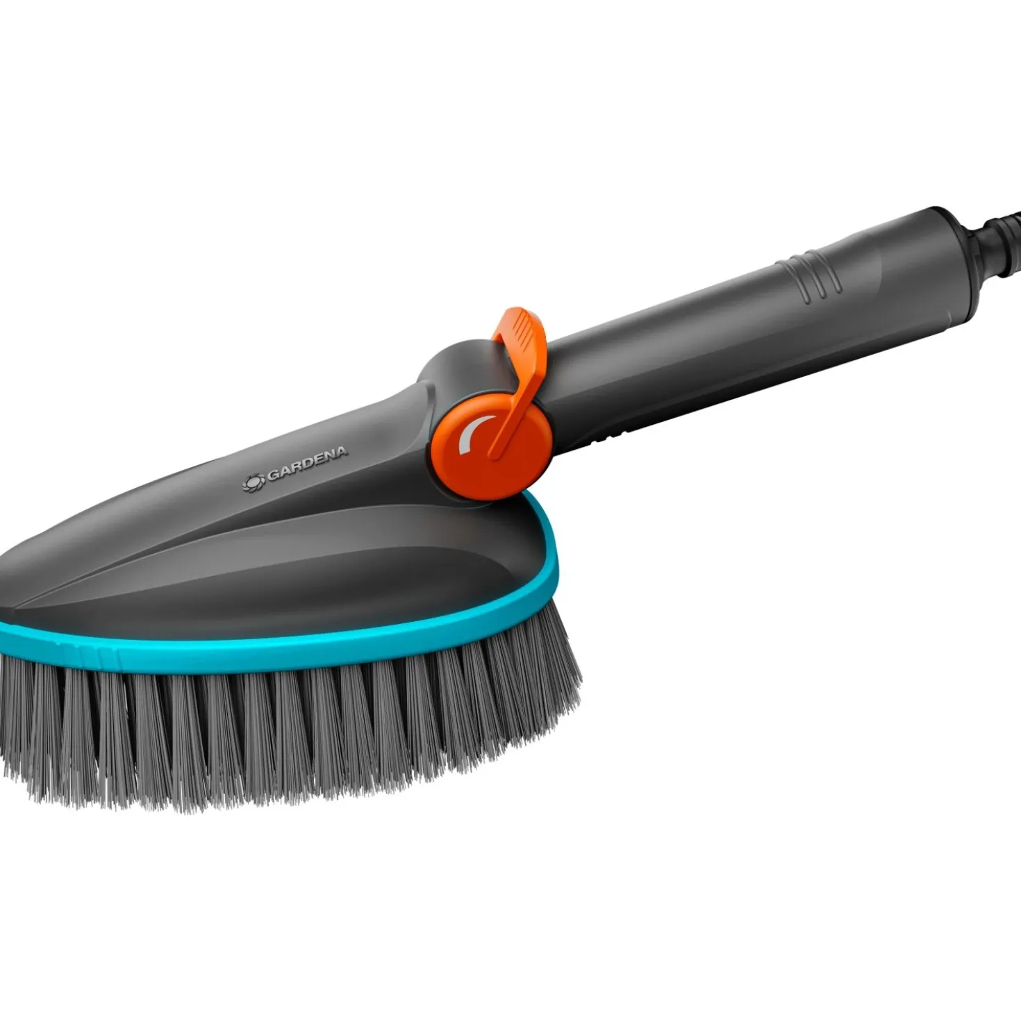 Spazzola manuale Gardena Cleansystem Soft M raccordo tubo flessibile antracite